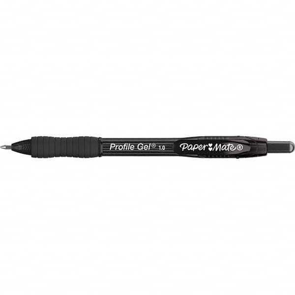 Paper Mate - Pens & Pencils Type: Retractable Gel Color: Black - USA Tool & Supply