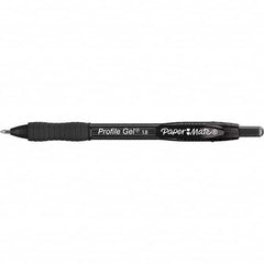 Paper Mate - Pens & Pencils Type: Retractable Gel Color: Black - USA Tool & Supply