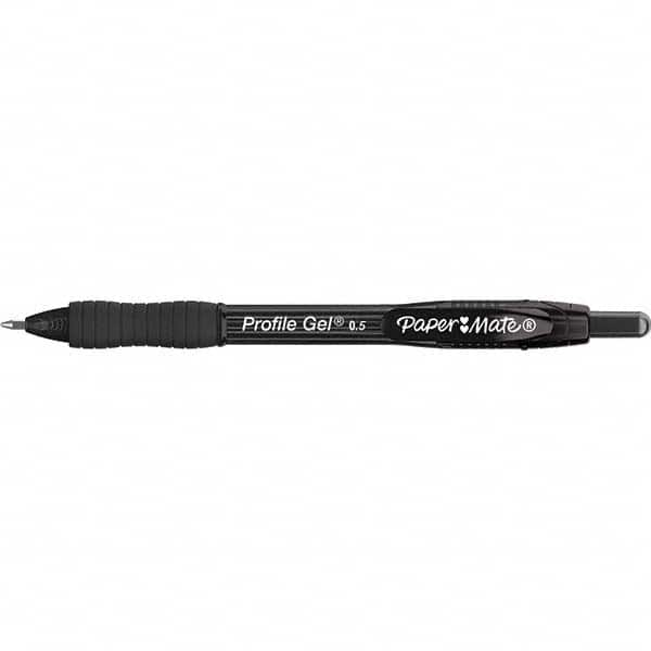 Paper Mate - Pens & Pencils Type: Retractable Gel Color: Black - USA Tool & Supply