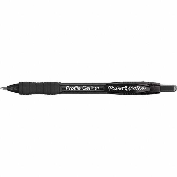 Paper Mate - Pens & Pencils Type: Retractable Gel Color: Black - USA Tool & Supply