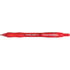 Paper Mate - Pens & Pencils Type: Retractable Ball Point Pen Color: Red - USA Tool & Supply