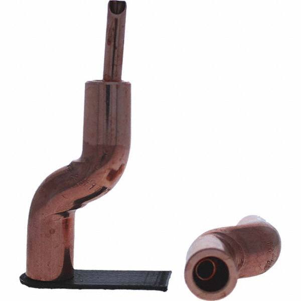 Tuffaloy - Spot Welder Tips For Use With: 5RW Electrode Holder Type: Bent Shank for 5RW Male Cap - USA Tool & Supply