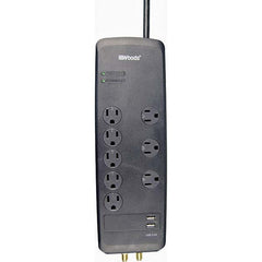 Southwire - Power Outlet Strips Amperage: 15 Voltage: 120 V - USA Tool & Supply