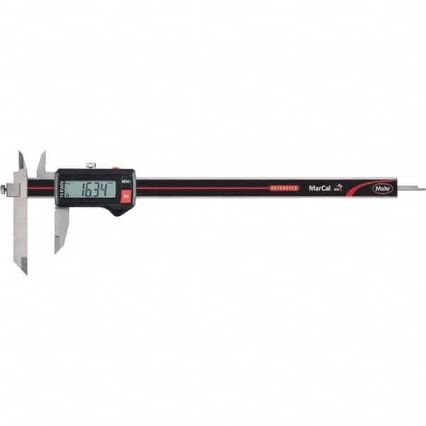 Mahr - 0 to 200mm Range, 0.01mm Resolution, IP67 Electronic Caliper - USA Tool & Supply