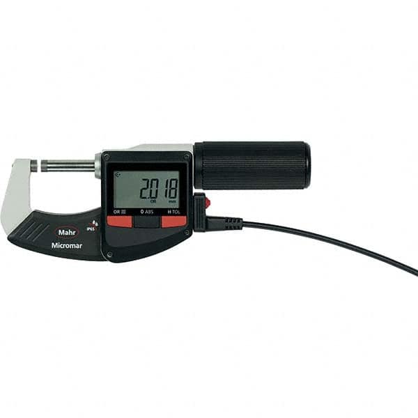 Mahr - Electronic Outside Micrometers Type: Standard Minimum Measurement (Decimal Inch): 3.0000 - USA Tool & Supply