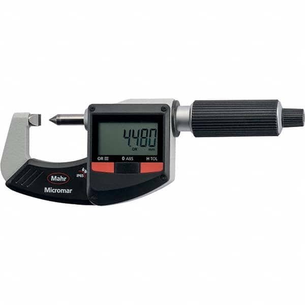 Mahr - Electronic Outside Micrometers Type: Standard Minimum Measurement (Decimal Inch): 0.0000 - USA Tool & Supply