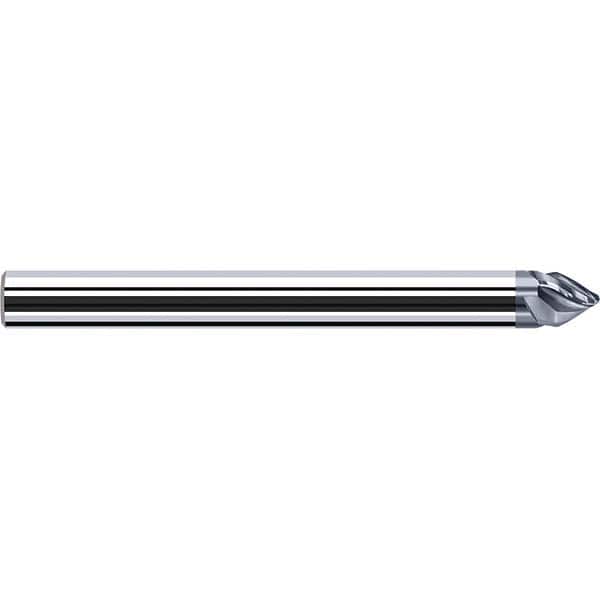 Fraisa - 4 Flute Solid Carbide Circle Segment Taper Form End Mill - USA Tool & Supply