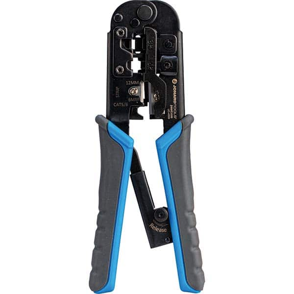 Jonard Tools - Crimpers Type: Pass-through Modular Crimping Tool Capacity: RJ-11, RJ-45 - USA Tool & Supply