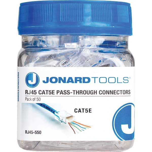 Jonard Tools - Cable Tools & Kits Tool Type: Pass-Through Connectors Number of Pieces: 50.000 - USA Tool & Supply