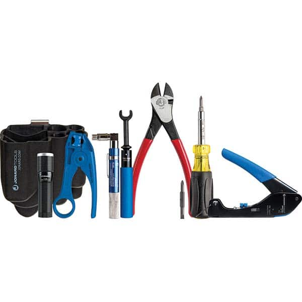 Jonard Tools - Cable Tools & Kits Tool Type: Compression Tool Number of Pieces: 8.000 - USA Tool & Supply