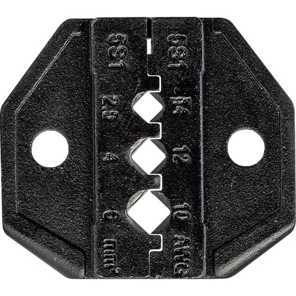 Crimper Dies; Tool Type: Crimping Die Set; Size: 14 - 10 AWG; Color: Black; For Use With: MC3 Connectors