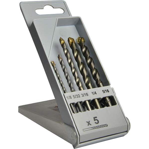 Cle-Line - Drill Bit Sets System of Measurement: Inch Drill Bit Material: Tungsten Carbide - USA Tool & Supply