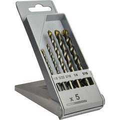 Cle-Line - Drill Bit Sets System of Measurement: Inch Drill Bit Material: Tungsten Carbide - USA Tool & Supply