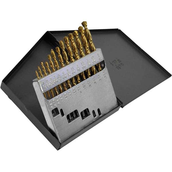 Cle-Line - Drill Bit Sets System of Measurement: Inch Drill Bit Material: High Speed Steel - USA Tool & Supply