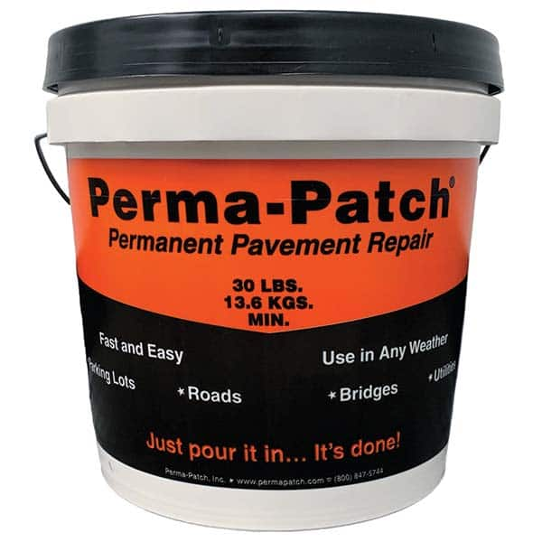 Drywall & Hard Surface Compounds; Product Type: Blacktop Repair; Pothole Patch; Color: Black; Container Size: 30 lb; Container Type: Pail; Composition: Asphalt Concrete; VOC Content (g/L): 0 g/L; Additional Information: Pavement Repair Material; Finish: B