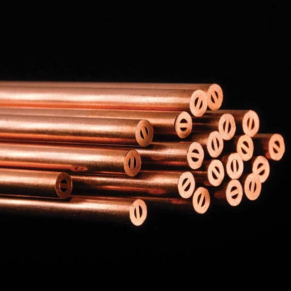 Single Source Technologies - Electrical Discharge Machining Tubes Tube Material: Copper Channel Type: Single - USA Tool & Supply