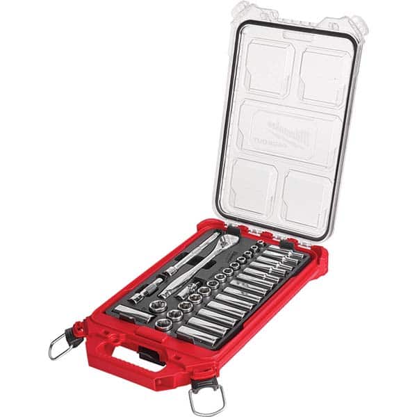 Milwaukee Tool - Socket Sets Measurement Type: Metric Drive Size: 3/8 - USA Tool & Supply
