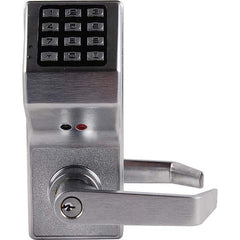 Alarm Lock - Lever Locksets Type: Entrance Door Thickness: 1-3/4 - USA Tool & Supply