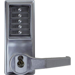 Simplex - Lever Locksets Type: Push-button Lock Door Thickness: 1-3/4 - USA Tool & Supply