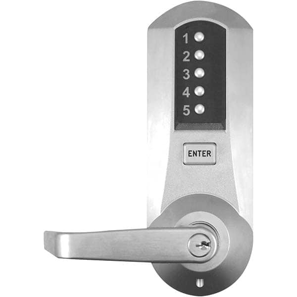 Simplex - Lever Locksets Type: Push-button Lock Door Thickness: 1-3/4 - USA Tool & Supply