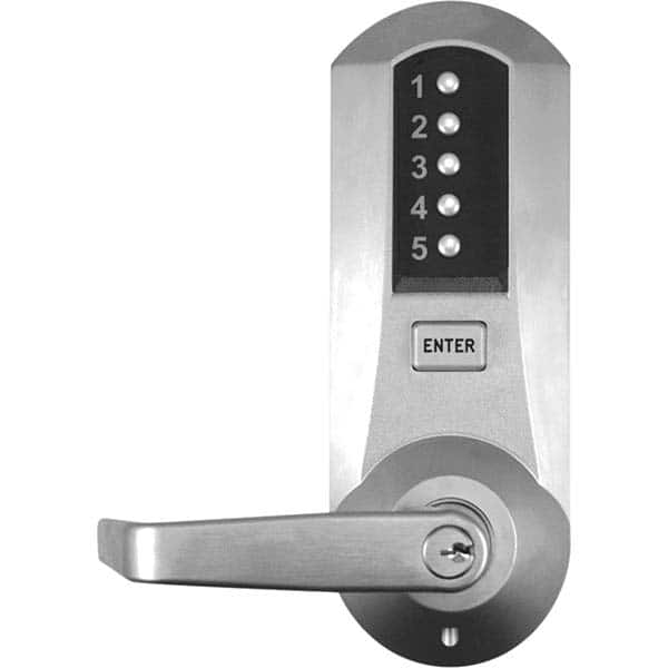 Simplex - Lever Locksets Type: Push-button Lock Door Thickness: 1-3/4 - USA Tool & Supply