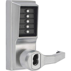 Simplex - Lever Locksets Type: Push-button Lock Door Thickness: 1-3/4 - USA Tool & Supply