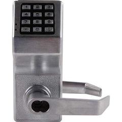 Alarm Lock - Lever Locksets Type: Entrance Door Thickness: 1-3/4 - USA Tool & Supply