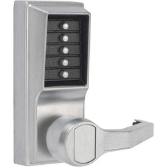 Simplex - Lever Locksets Type: Push-button Lock Door Thickness: 1-3/4 - USA Tool & Supply