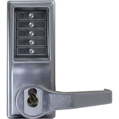 Simplex - Lever Locksets Type: Push-button Lock Door Thickness: 1-3/4 - USA Tool & Supply