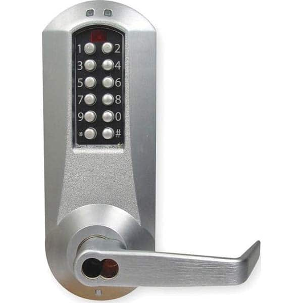 E-Plex - Lever Locksets Type: Keypad Door Thickness: 1-3/4 - USA Tool & Supply