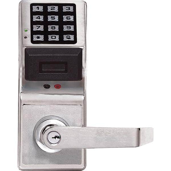 Alarm Lock - Lever Locksets Type: Entrance Door Thickness: 1-3/4 - USA Tool & Supply