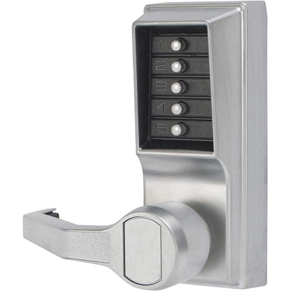 Simplex - Lever Locksets Type: Push-button Lock Door Thickness: 1-3/4 - USA Tool & Supply