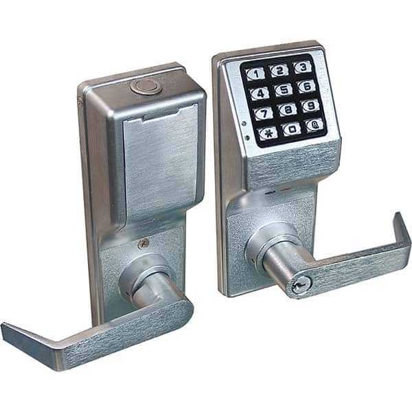 Alarm Lock - Lever Locksets Type: Entrance Door Thickness: 1-3/4 - USA Tool & Supply