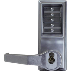 Simplex - Lever Locksets Type: Push-button Lock Door Thickness: 1-3/4 - USA Tool & Supply