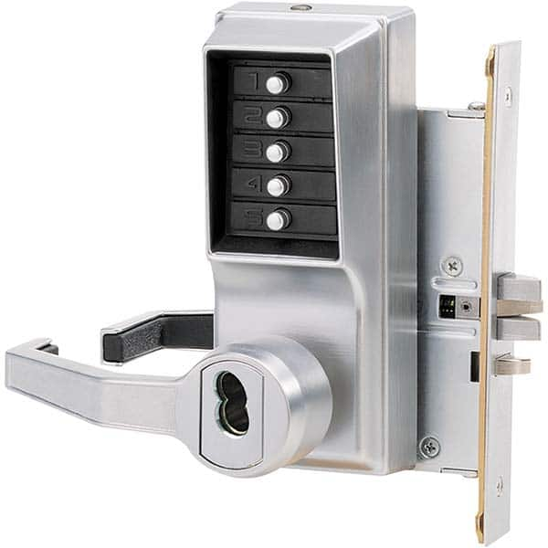 Simplex - Lever Locksets Type: Keypad Door Thickness: 1-3/4 - USA Tool & Supply