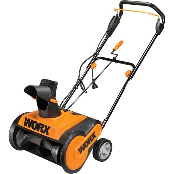 Worx - Snow Blowers Type: Snow Thrower Clearing Width (Inch): 18 - USA Tool & Supply