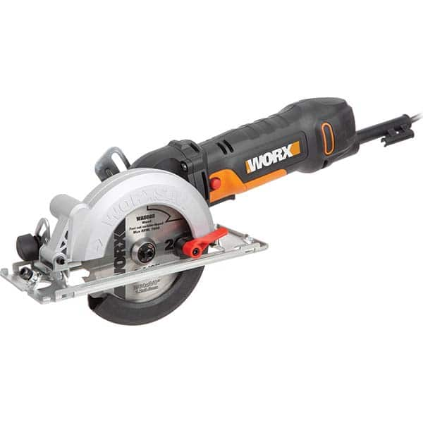 Worx - Electric Circular Saws Amperage: 4.5000 Blade Diameter Compatibility (Inch): 4-1/2 - USA Tool & Supply