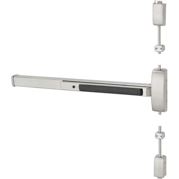 Falcon - Vertical Bars Type: Concealed Vertical Rod Exit Device Rating: Non Fire Rated - USA Tool & Supply