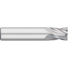 Titan USA - Square End Mills; Mill Diameter (Decimal Inch): 0.0469 ; Number of Flutes: 4 ; Length of Cut (Decimal Inch): 0.0938 ; Material: Solid Carbide ; Finish/Coating: Uncoated ; Shank Diameter (Inch): 1/8 - Exact Industrial Supply