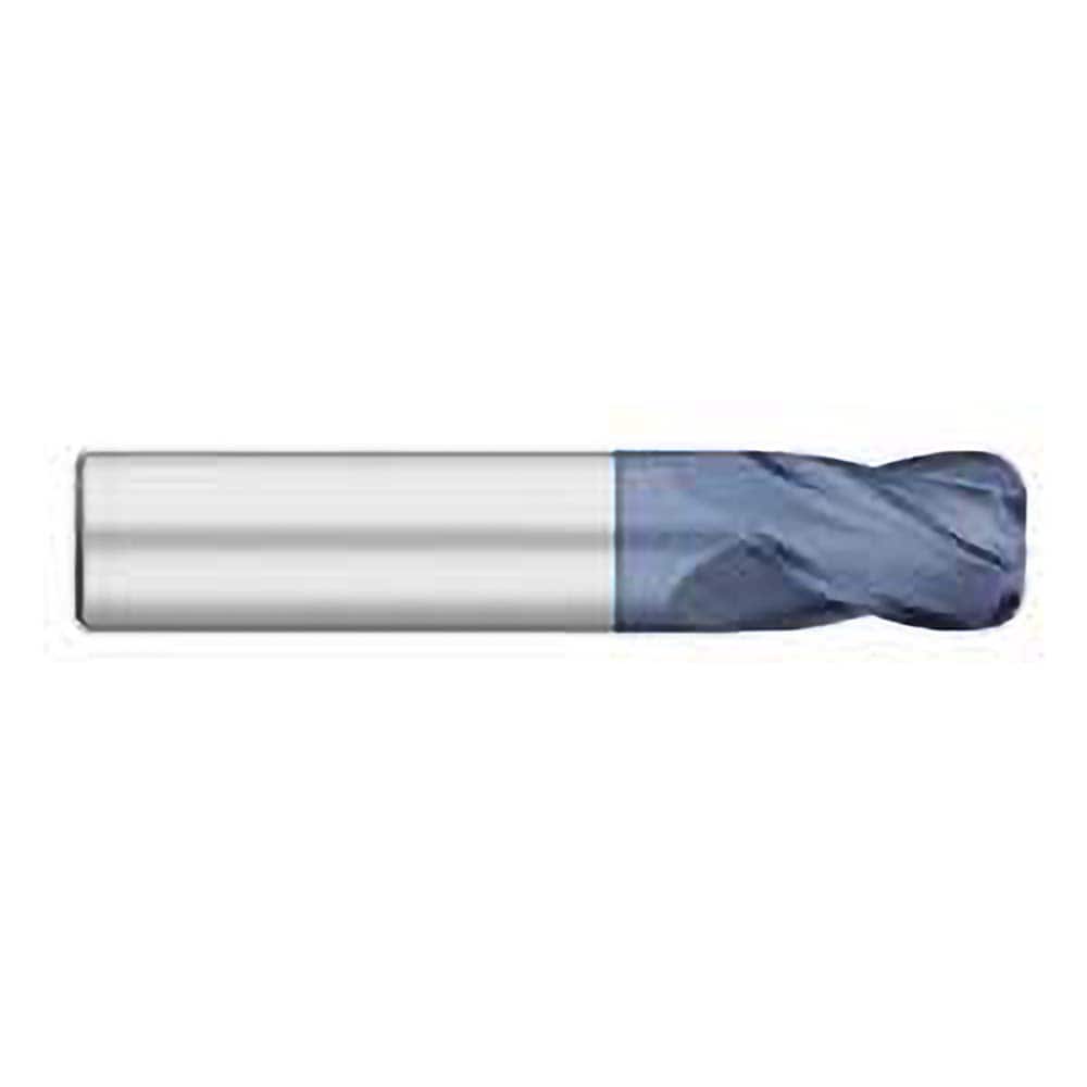 Titan USA - Corner Radius & Corner Chamfer End Mills; Mill Diameter (Inch): 1 ; Mill Diameter (Decimal Inch): 1.0000 ; End Type: Corner Radius ; Corner Radius (mm): 0.50 ; Corner Radius (Decimal Inch): 0.0200 ; Number of Flutes: 4 - Exact Industrial Supply