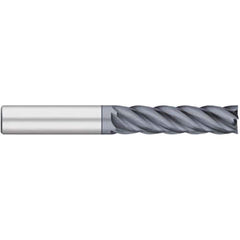 Titan USA - Square End Mills; Mill Diameter (Inch): 3/4 ; Mill Diameter (Decimal Inch): 0.7500 ; Number of Flutes: 5 ; Length of Cut (Inch): 2-1/4 ; Length of Cut (Decimal Inch): 2.2500 ; Material: Solid Carbide - Exact Industrial Supply