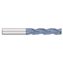 Titan USA - Square End Mills; Mill Diameter (Inch): 7/8 ; Mill Diameter (Decimal Inch): 0.8750 ; Number of Flutes: 3 ; Length of Cut (Inch): 3 ; Length of Cut (Decimal Inch): 3.0000 ; Material: Solid Carbide - Exact Industrial Supply