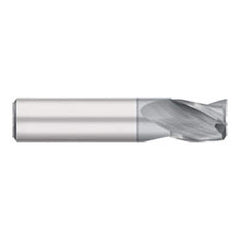 Titan USA - Square End Mills; Mill Diameter (Decimal Inch): 0.2188 ; Number of Flutes: 3 ; Length of Cut (Inch): 7/16 ; Length of Cut (Decimal Inch): 0.4375 ; Material: Solid Carbide ; Finish/Coating: TiCN - Exact Industrial Supply