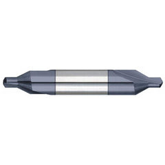 Titan USA - Combination Drill & Countersinks; Material: High Speed Steel ; Included Angle: 60 ; Trade Size: #5 ; Body Diameter (Inch): 7/16 ; Body Diameter (Decimal Inch): 7/16 ; Overall Length (Inch): 2-3/4 - Exact Industrial Supply