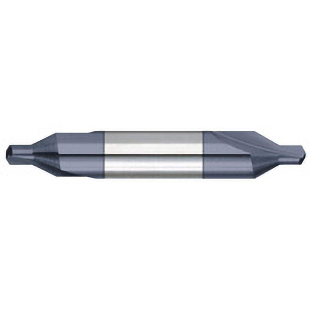 Titan USA - Combination Drill & Countersinks; Material: High Speed Steel ; Included Angle: 60 ; Trade Size: #0 ; Body Diameter (Inch): 1/8 ; Body Diameter (Decimal Inch): 1/8 ; Overall Length (Inch): 1-1/4 - Exact Industrial Supply