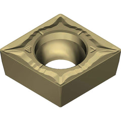 CCMT21.51EGU AC8020P Carbide Turning Insert Absotech Finish, 0.252″ Long, 1/4″ Inscribed Circle, 0.0157″ Corner Radius, 0.0937″ Thick, Series AC8020P
