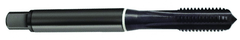 4-40 Dia. - 2B - 3 FL - Cobalt Semi-Bott White Ring Tap - Blk-Ox FORM-C DIN 371 - USA Tool & Supply