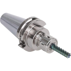 Collet Chuck: 0.079 to 1.181″ Capacity, ER Collet, Dual Contact Taper Shank 10″ Projection, Through Coolant