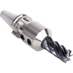 End Mill Holder: CAT50 Dual Contact Taper Shank, 3/16″ Hole 6″ Projection, 3/4″ Nose Dia