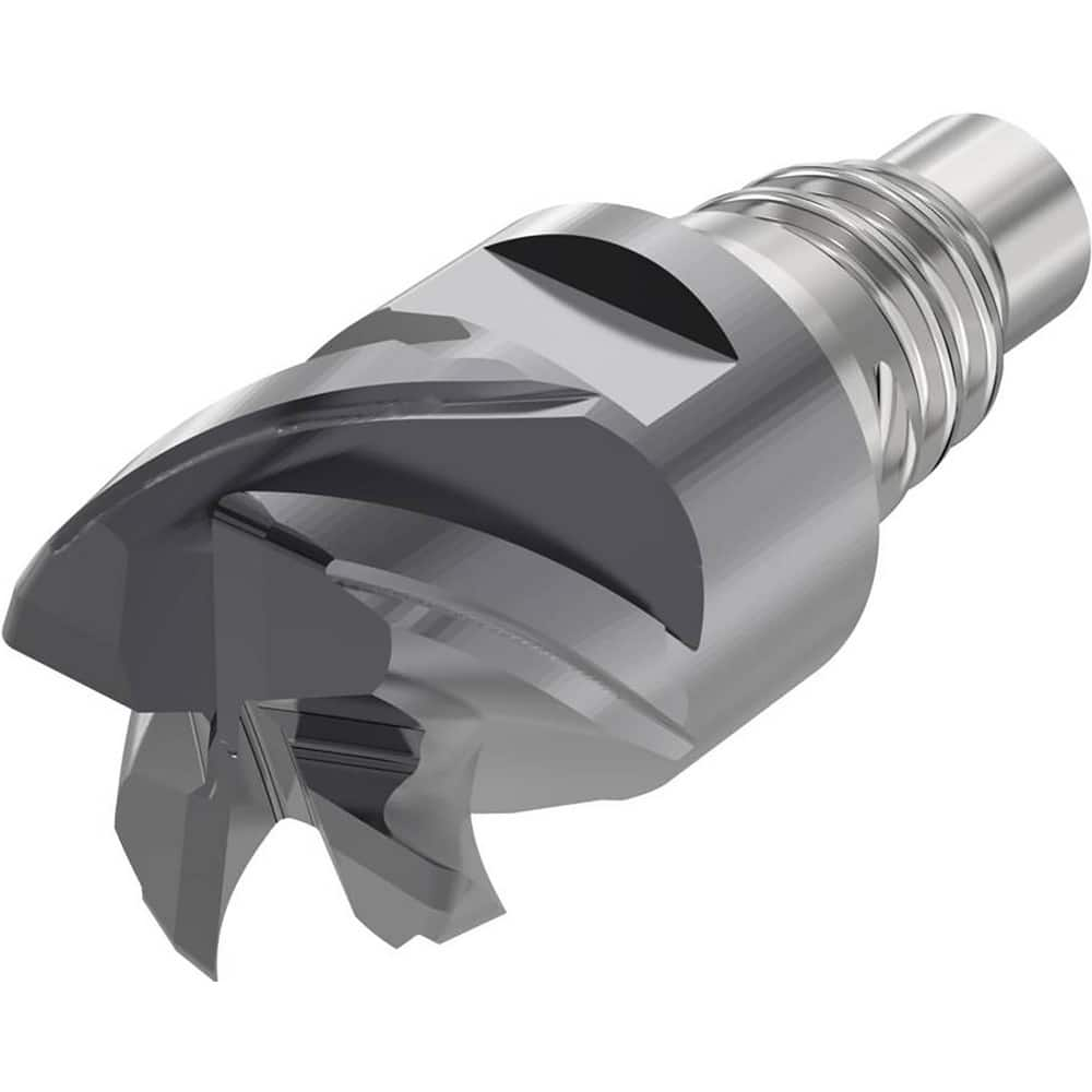 Corner Radius & Corner Chamfer End Mill Heads; Mill Diameter (mm): 20.00; Mill Diameter (Decimal Inch): 0.7874; Length of Cut (mm): 11.0000; Connection Type: E20; Overall Length (mm): 40.7000; Centercutting: Yes; Corner Radius (mm): 1.00; Minimum Helix An